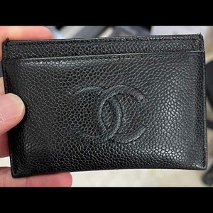 Authentic Chanel card holder